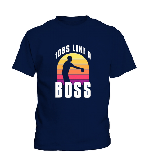 Toss Like A Boss Retro Vintage Kids T-Shirt