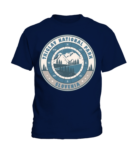 Triglav National Park Slovenia Vintage Hiking Kids T-Shirt