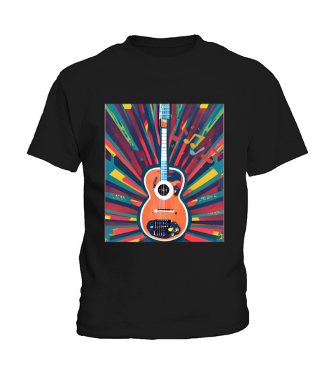 VINTAGE GUITAR DESIGN Kids T-Shirt