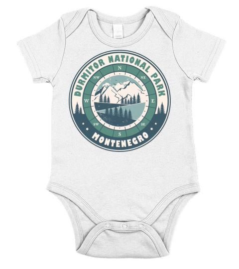 Durmitor National Park Montenegro Vintage Hiking Short Sleeve Baby One-Piece