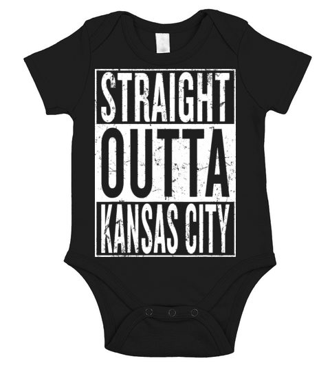 Vintage Straight Outta Kansas City Short Sleeve Baby One-Piece
