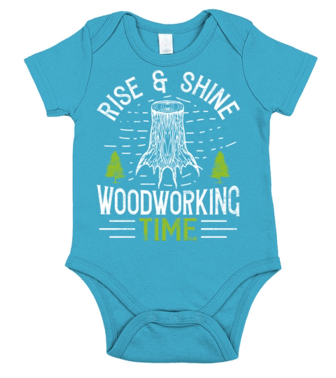 Woodworking Time Woodworker Funny Carpenter Short Sleeve Baby One-Piece