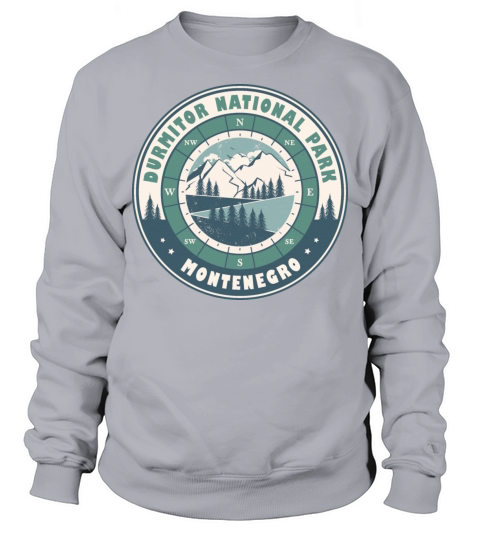 Durmitor National Park Montenegro Vintage Hiking Sweatshirt Unisex
