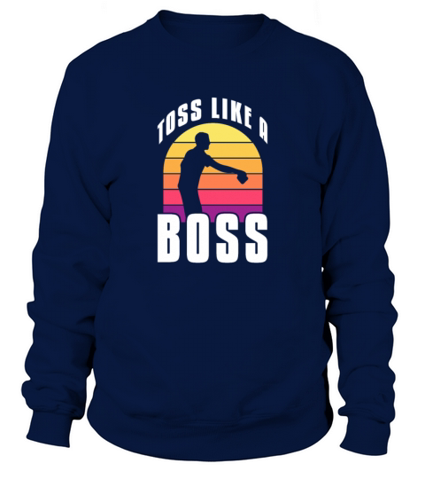 Toss Like A Boss Retro Vintage Sweatshirt Unisex