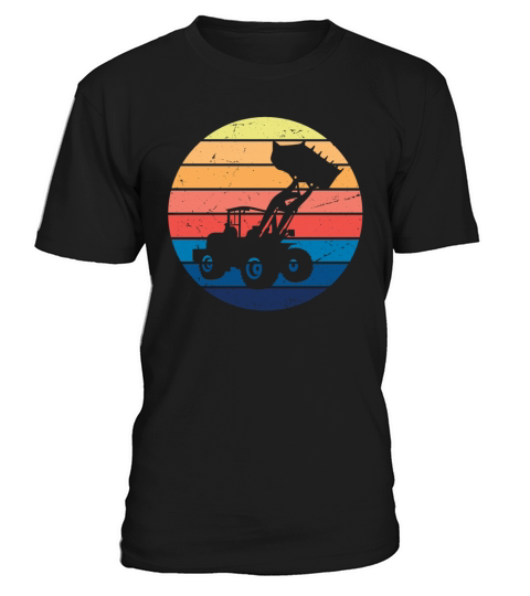 Excavator Vintage Backhoe Building Excavator T-Shirt Unisex