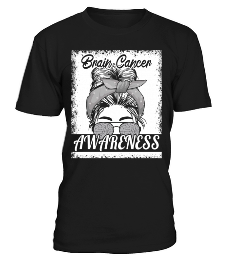 Month May Gray Ribbon Brain Cancer Awareness T-Shirt Unisex