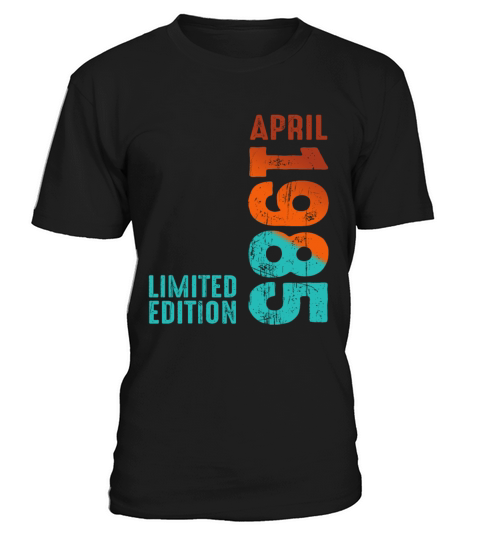 Since April 1985 Year 1985 Retro Vintage 1985 T-Shirt Unisex