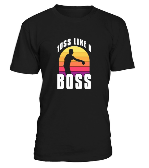 Toss Like A Boss Retro Vintage T-Shirt Unisex