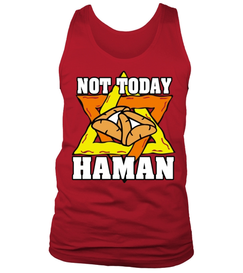 Not Today Haman Purim Judaism Tank Top Unisex
