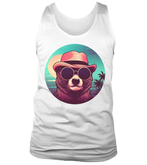 Retro 80s 90s Bear Vintage Tank Top Unisex