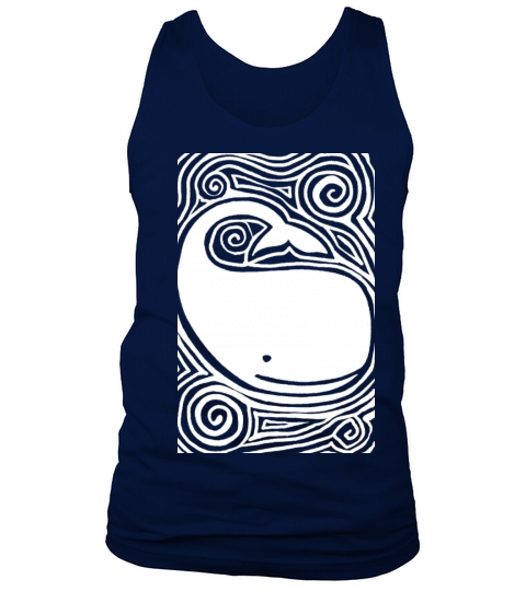 Retro Vintage Whale Abstract Tank Top Unisex