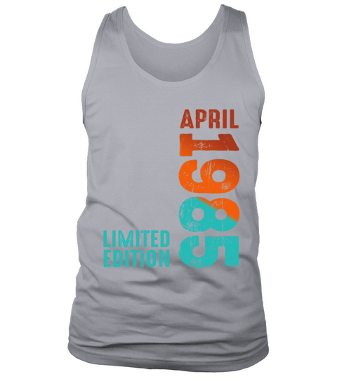 Since April 1985 Year 1985 Retro Vintage 1985 Tank Top Unisex