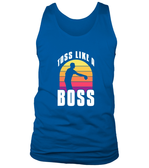 Toss Like A Boss Retro Vintage Tank Top Unisex