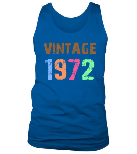 vintage 1972 t-shirt ladies Tank Top Unisex