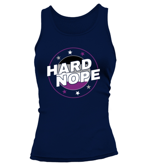 Asexual Ace Hard Nope Funny LGBT Tank top Woman