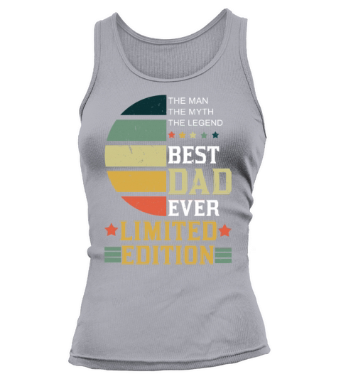 Best Dad Man Myth Legend Retro Fathers Day Tank top Woman