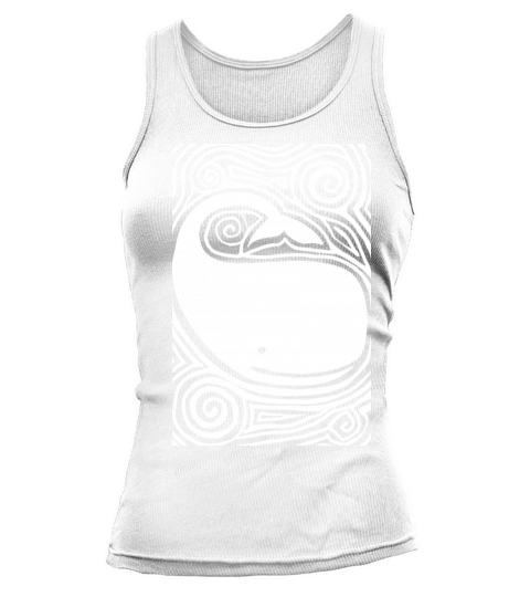 Retro Vintage Whale Abstract Tank top Woman