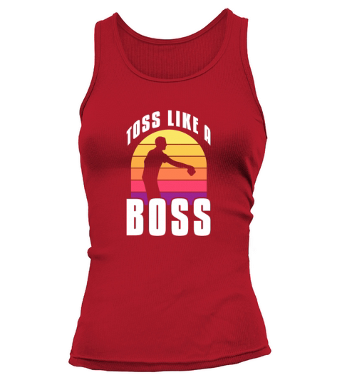 Toss Like A Boss Retro Vintage Tank top Woman