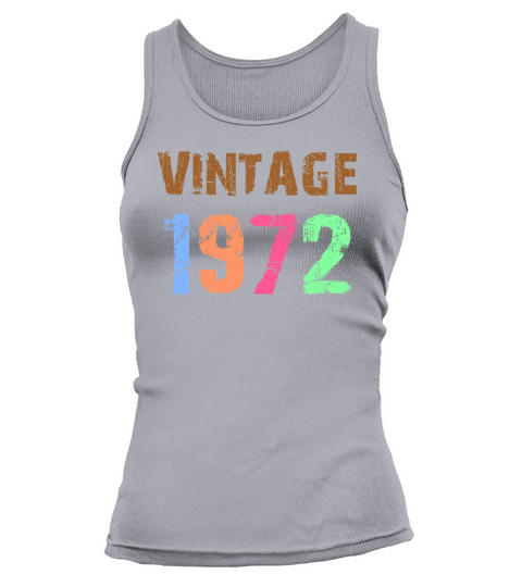 vintage 1972 t-shirt ladies Tank top Woman