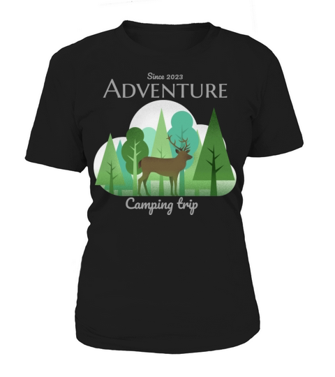Adventure camping trip travel nature mountains Women's T-Shirt
