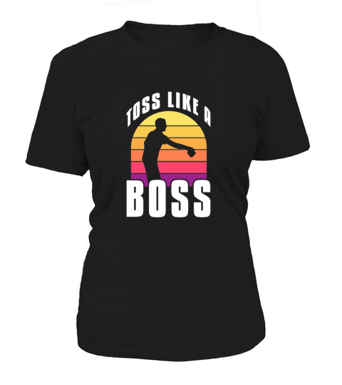 Toss Like A Boss Retro Vintage Women's T-Shirt