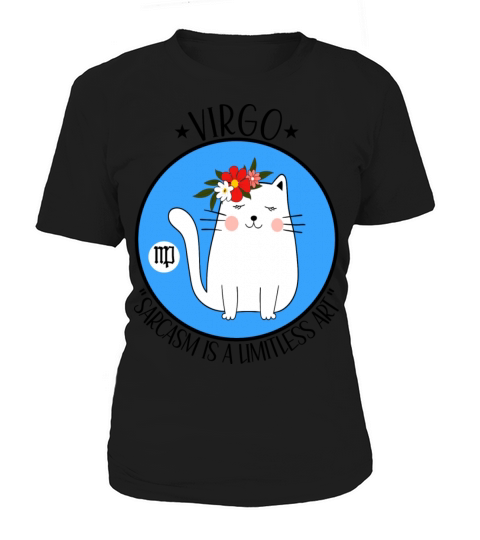 Virgo Zodiac Sign Cute Funny Cat Kitty Kitten Women's T-Shirt