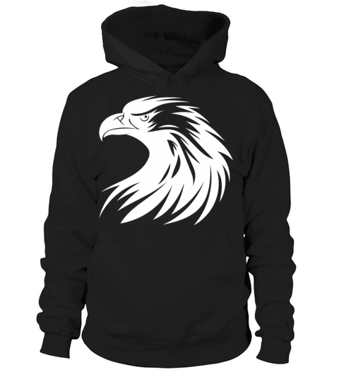 Beautiful Eagle Logo In Tattoo Style Hoodie Unisex