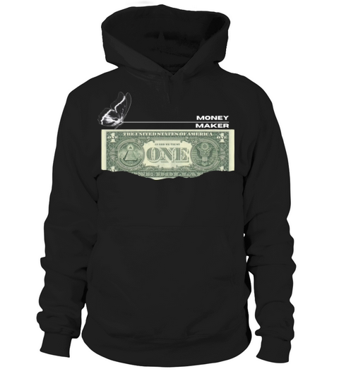 Black Vintage Money T Shirt Hoodie Unisex