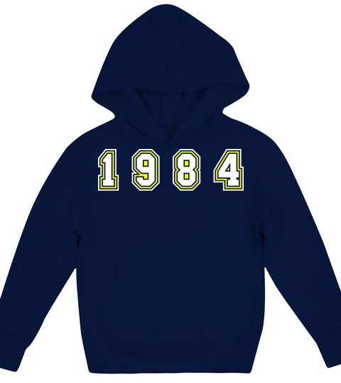 1984 Year Number Kids Hoodie