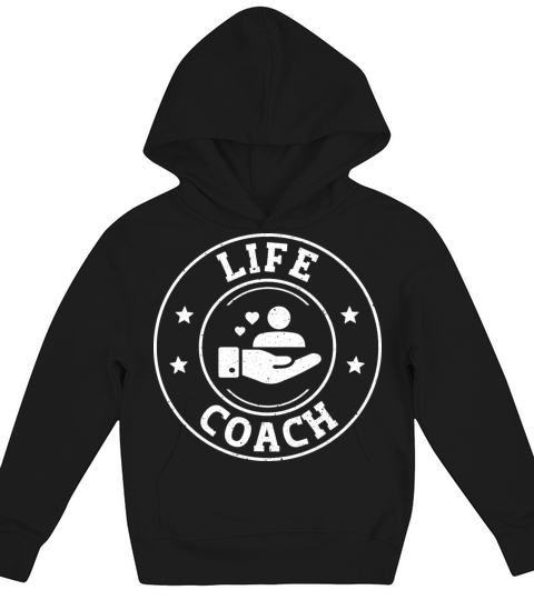 Life Coach Grunge Vintage Life Coach Kids Hoodie