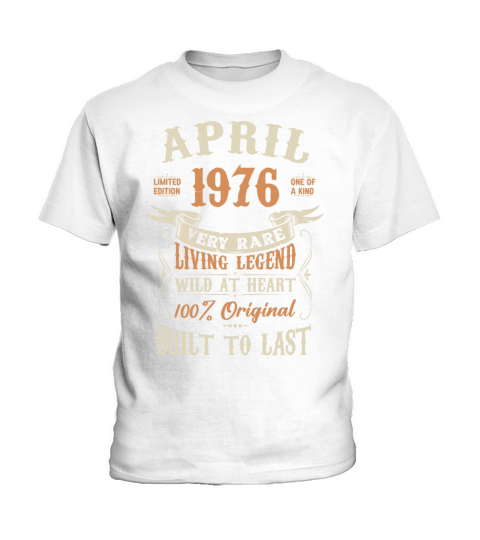 April 1976 Birthday Surprise Kids T-Shirt