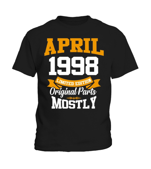 April 1998 Vintage Birthday Present Kids T-Shirt
