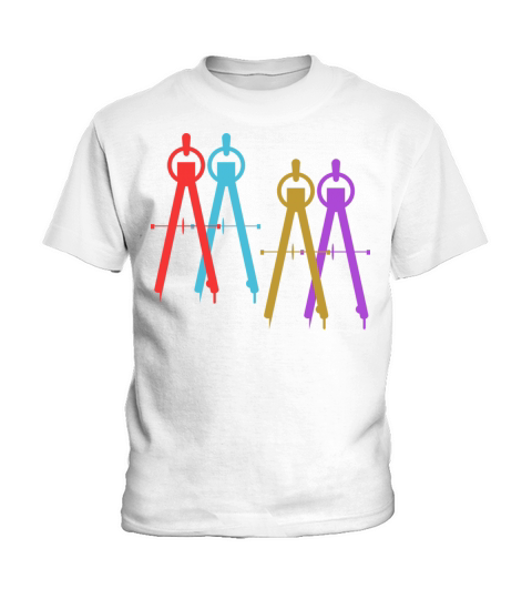 Vintage Retro Art Architect Architecture T Shirt Kids T-Shirt