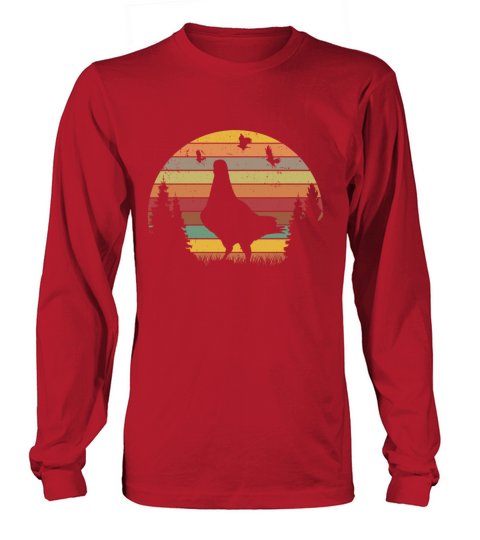 Pigeon Retro Fanciers Vintage Long sleeved Unisex