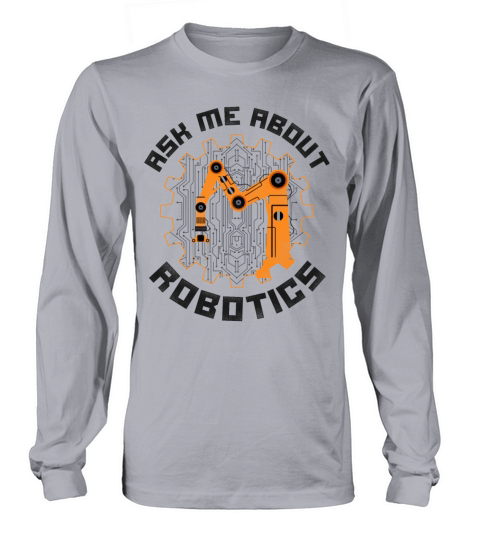 Robot Robotics Engineer Vintage Long sleeved Unisex