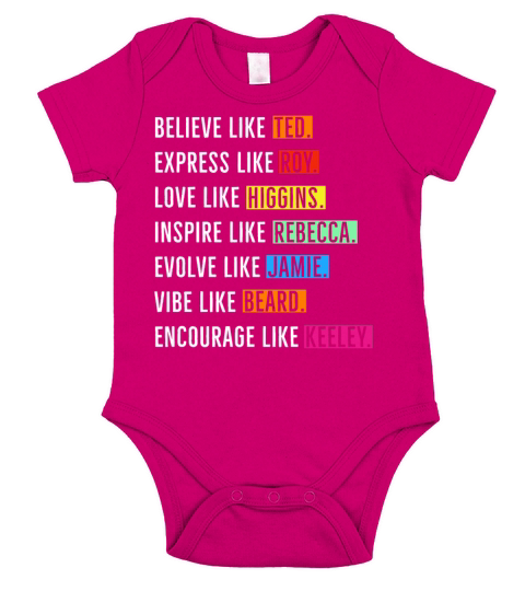 Believe Like Ted Express Roy funny Motivational Short Sleeve Baby One-Piece