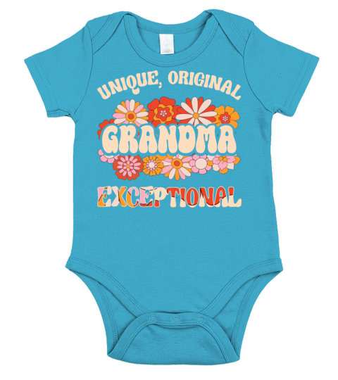 Grandmother Unique Original Exceptional Grandma Short Sleeve Baby One-Piece