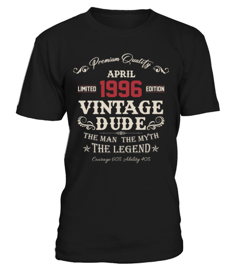 April 1996 Vintage Birthday Present T-Shirt Unisex