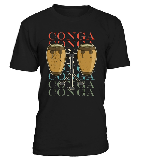 Conga Percussion Musical Instrument Conga Player T-Shirt Unisex