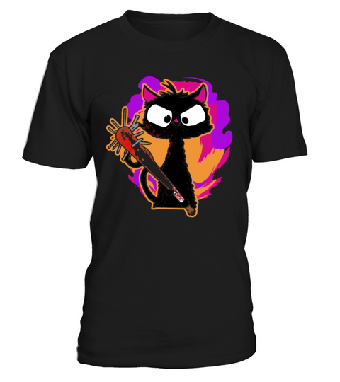 Halloween Retro Cat Vintage Cat T-Shirt Unisex
