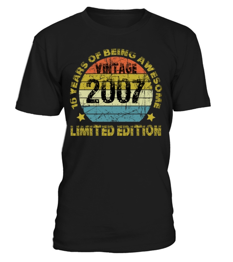Vintage 2007 Limited Edition 16 Years Of Being Awe T-Shirt Unisex
