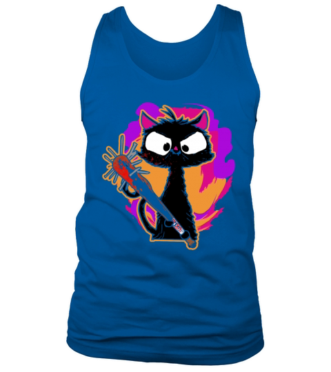 Halloween Retro Cat Vintage Cat Tank Top Unisex