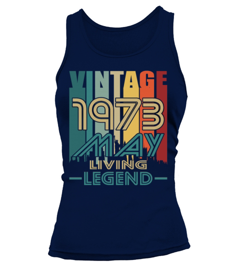 50th birthday may 1973 vintage 1973 Tank top Woman