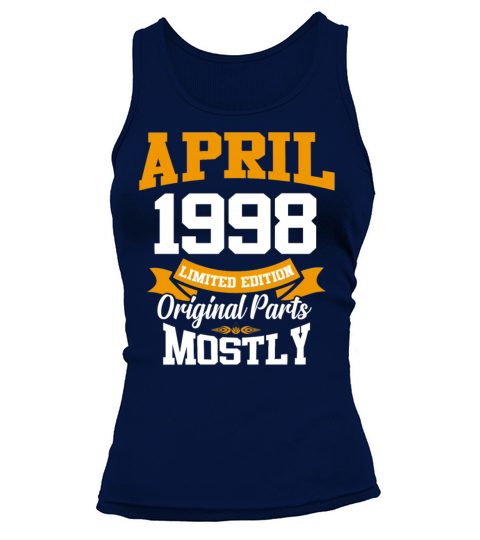 April 1998 Vintage Birthday Present Tank top Woman