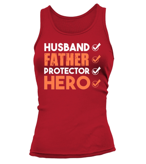 HusBand Father Protector Hero Tank top Woman