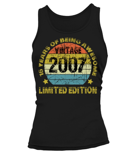Vintage 2007 Limited Edition 16 Years Of Being Awe Tank top Woman