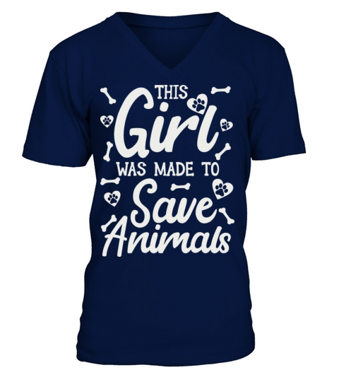 Vet Tech Animal Conservation Veterinary Medicine V-Neck T-shirt