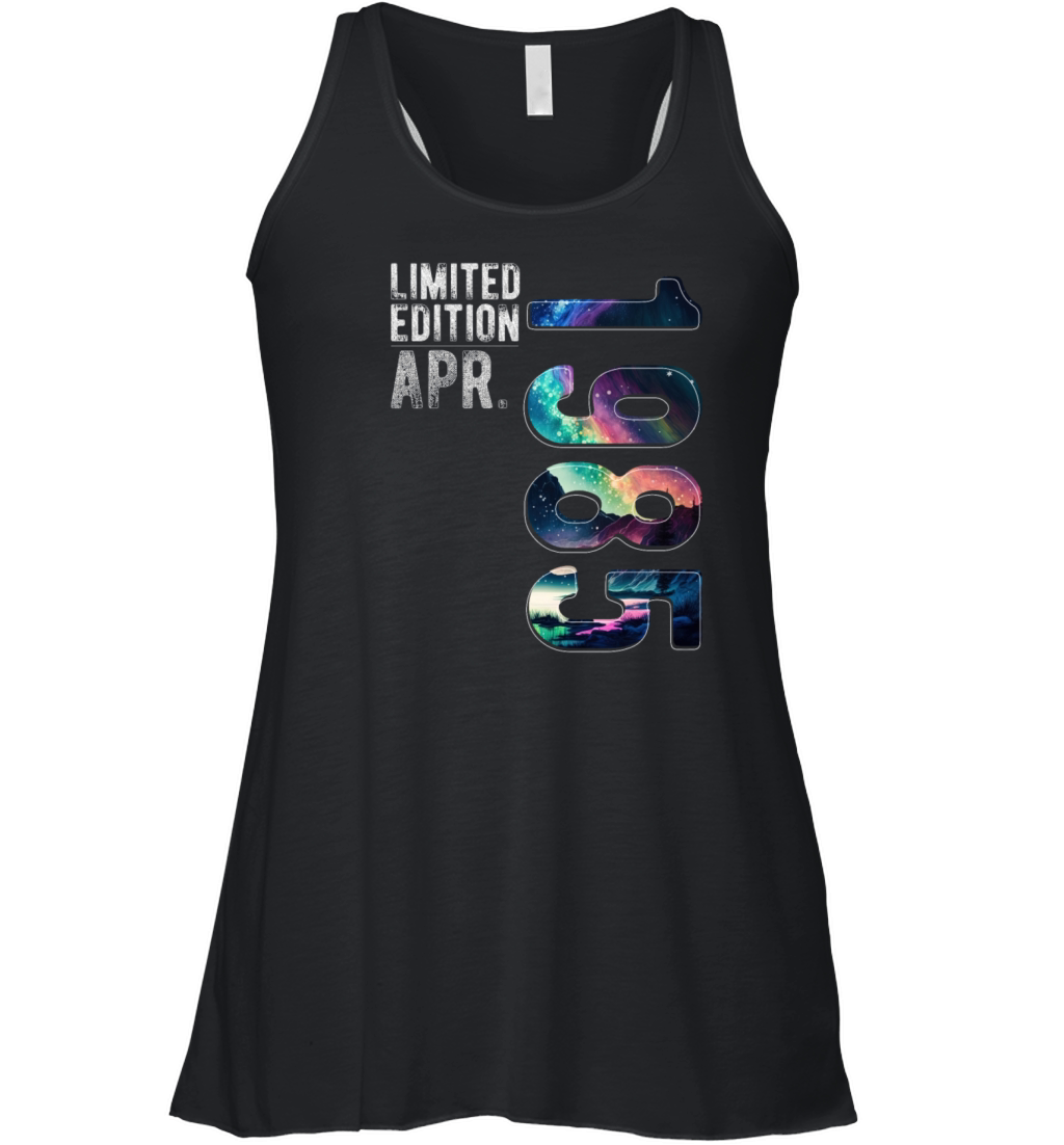 Limited Edition 1985 April Birthday Polar Lights Women's Flowy Tank Top