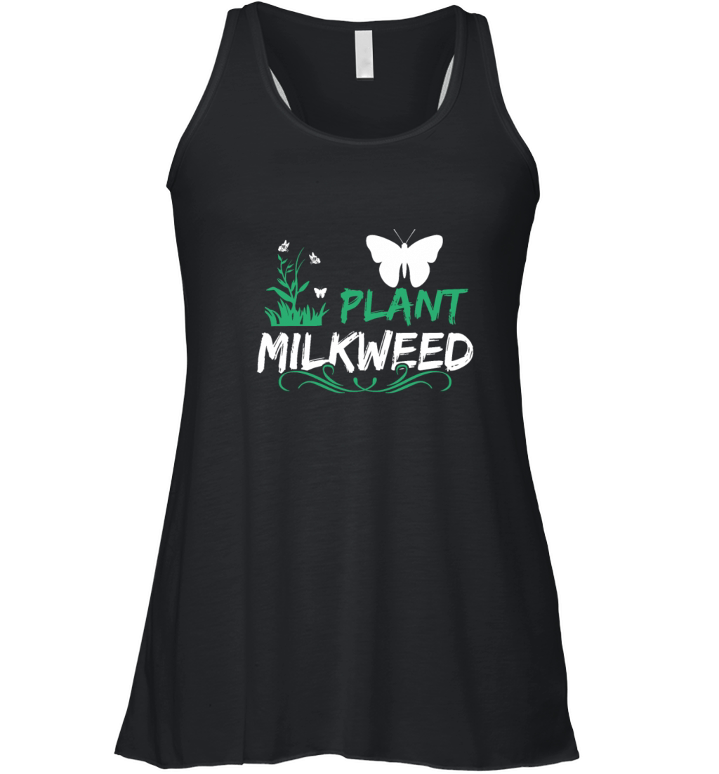 Plant Milkweed Butterfly Lepidopterist Women's Flowy Tank Top