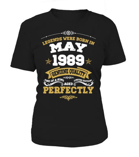 Vintage Aged To Perfection May 1989 Women's T-Shirt